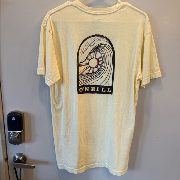 Yellow O’Neill Men’s Tee Shirt - Picture 2 of 3